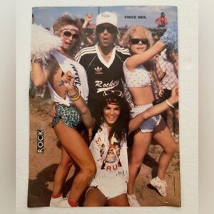 Vintage Vince Neil Rock pinup